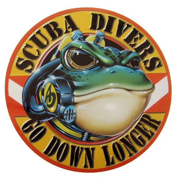 Autocollant Scuba divers