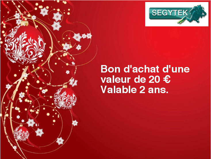 BON CADEAU ACHAT SEGYTEK 20 €