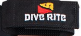 Passant de bretelles, en tissu, pour harnais (avec logo Dive-Rite)