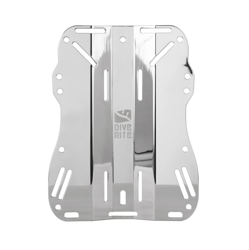 Plaque dorsale Inox  XT courte  2,5 Kg