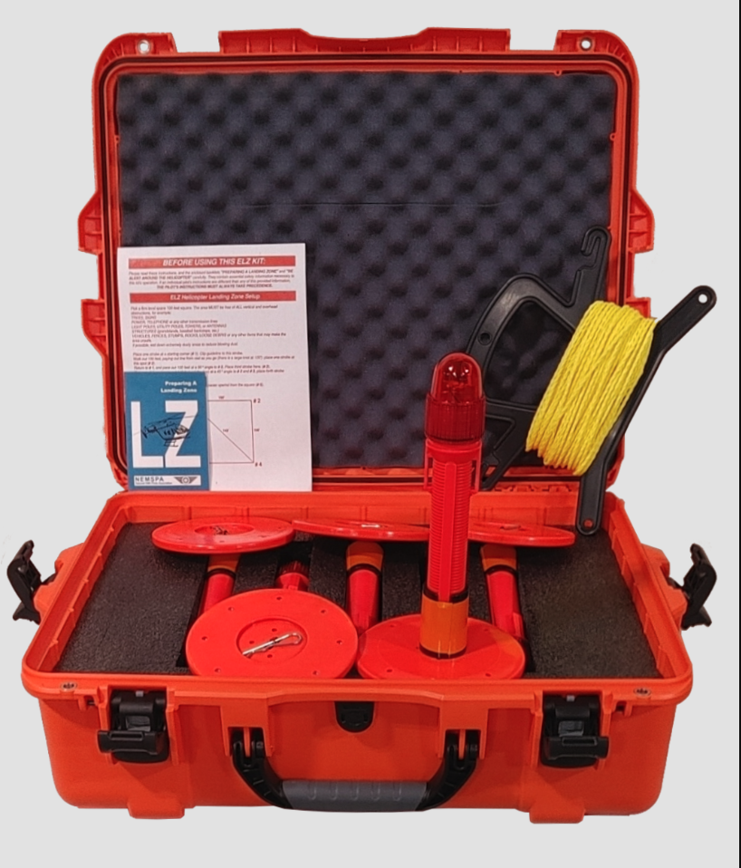 Kit d'éclairage pour zone d'atterrissage d'hélicoptère