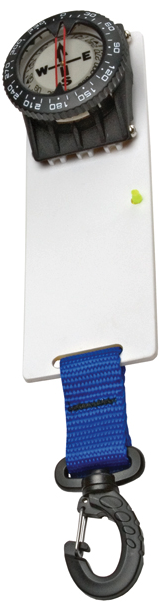 Compas monté sur une ardoise avec crayon