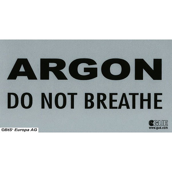 Autocollant "DO NOT BREATHE"